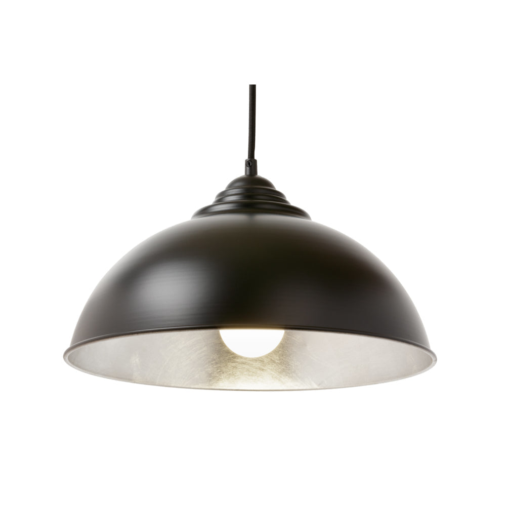 Newport Black-Silver Leaf Dome Series