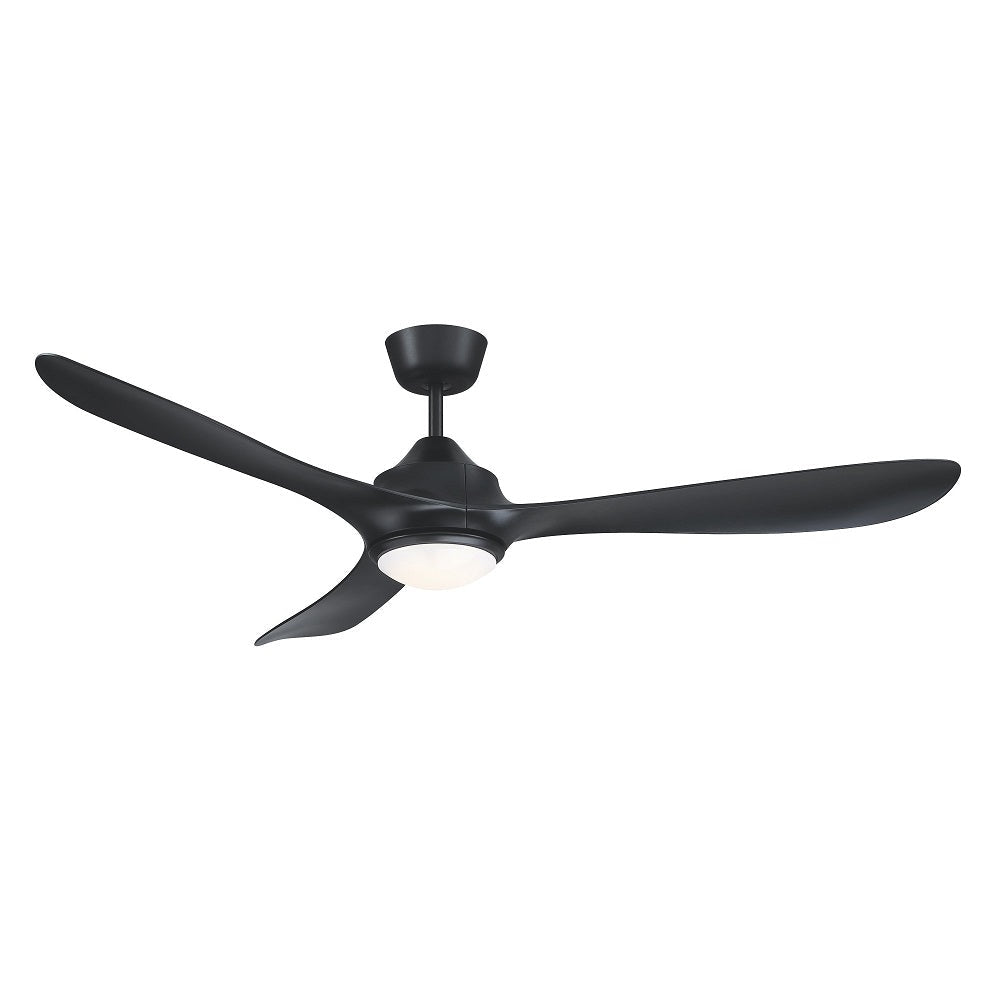 Juno DC 14mm (55") Ceiling Fan with Light Black