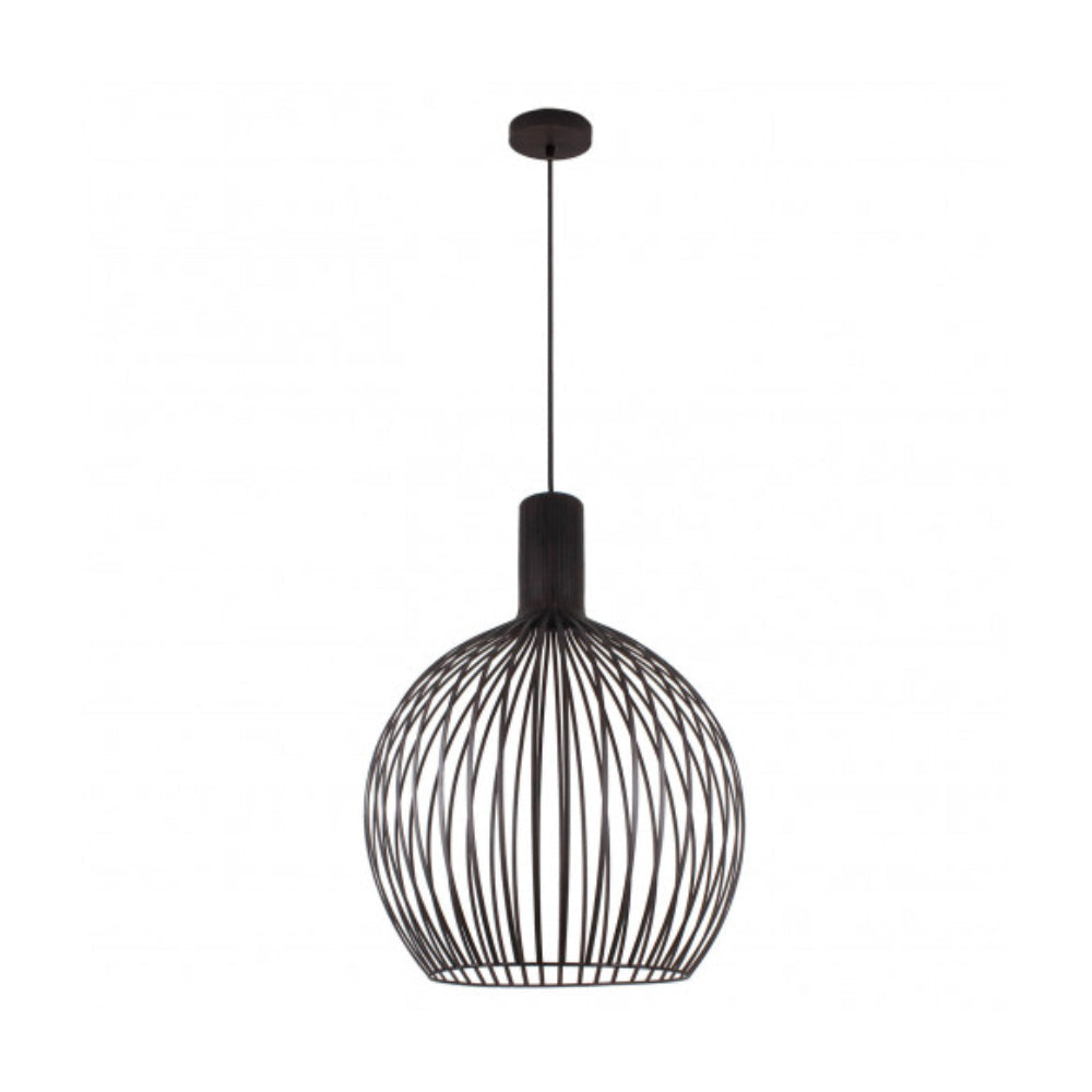 Gabbia Black Wood Look Pendant Small