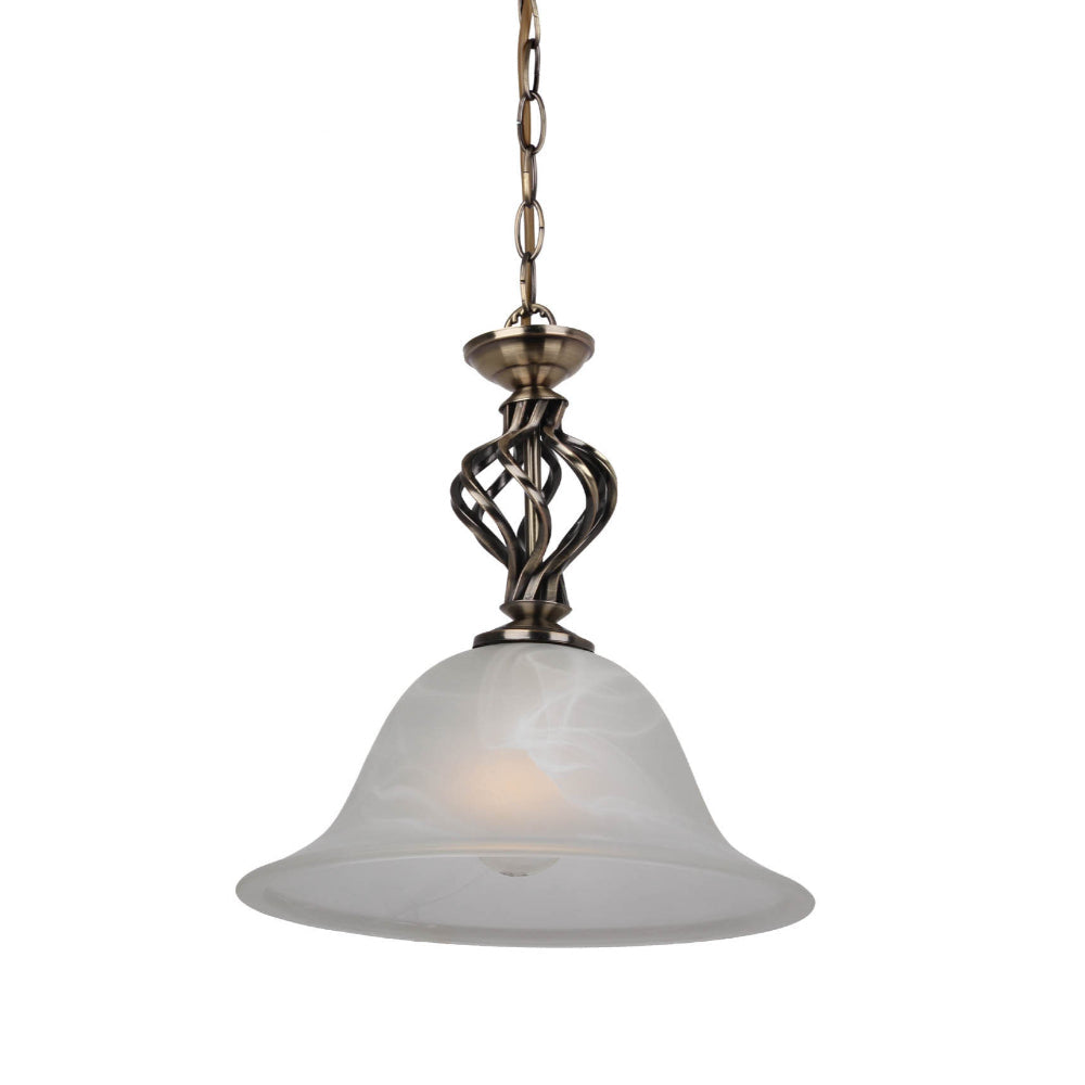 Geneva Single Pendant Alabaster Glass Series