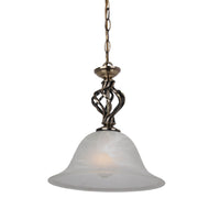 Geneva Single Pendant Alabaster Glass Series