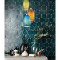 GLAZE: Ellipse Hand Blown Glass Pendant Lights