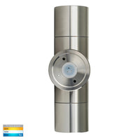 Tivah Up-Down Wall Pillar Light Titanium Aluminium LED