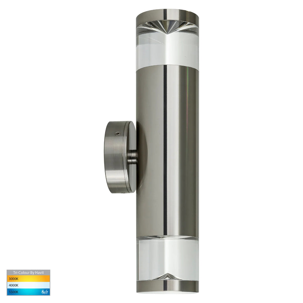 Highlite Up-Down Wall Pillar Light Titanium Aluminium