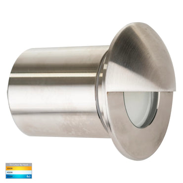 Ollo Recessed Wall / Step Light with Eyelid 316 Stainless Steel