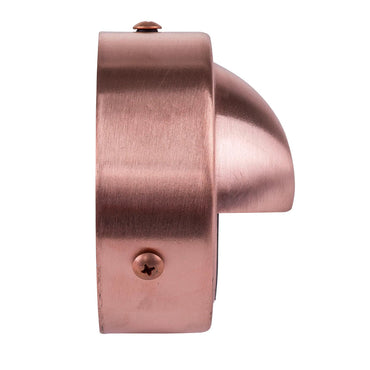 Pinta Surface Mounted Step Light with Large Eyelid 240V Copper Face