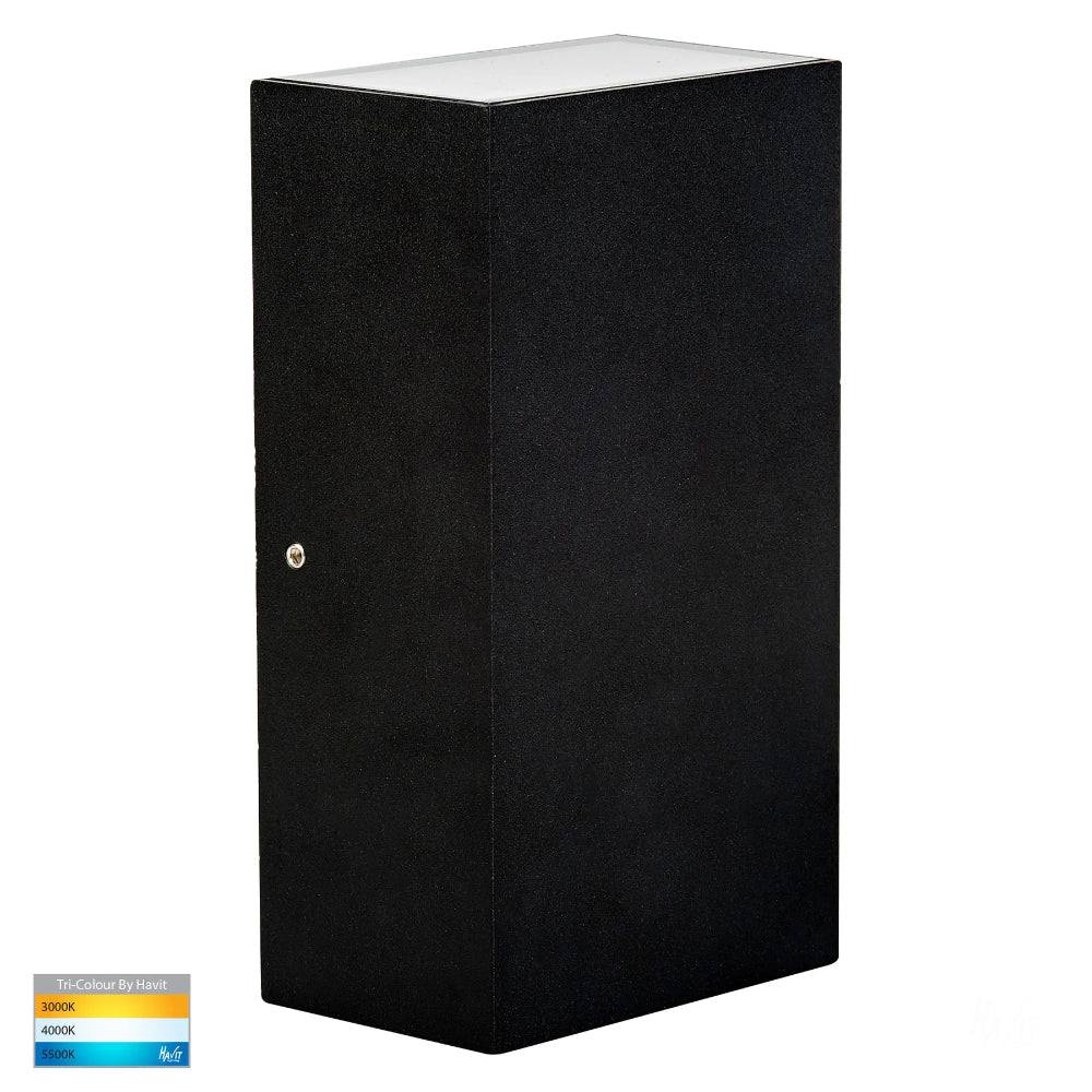 Platz Square Up-Down Wall Light Black