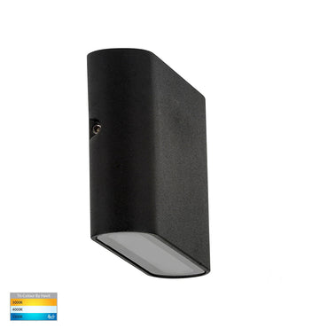 Lisse Wall Light Fixed Down 4w LED CCT Black