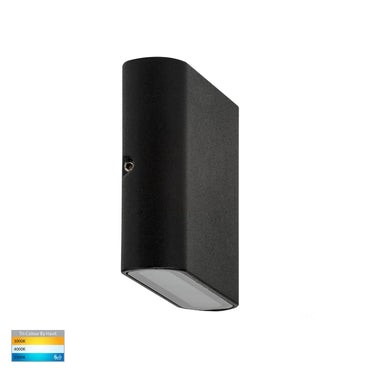 Lisse Surface Mounted Up-Down Wall Light Black