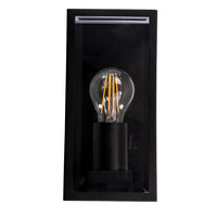 Bayside 316 S/Steel Wall Light Black