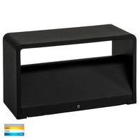 Mia Rectangle Wall Mounted Light Poly Powder Coated Black