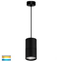 Nella 7 Watt Black Round Single Pendant