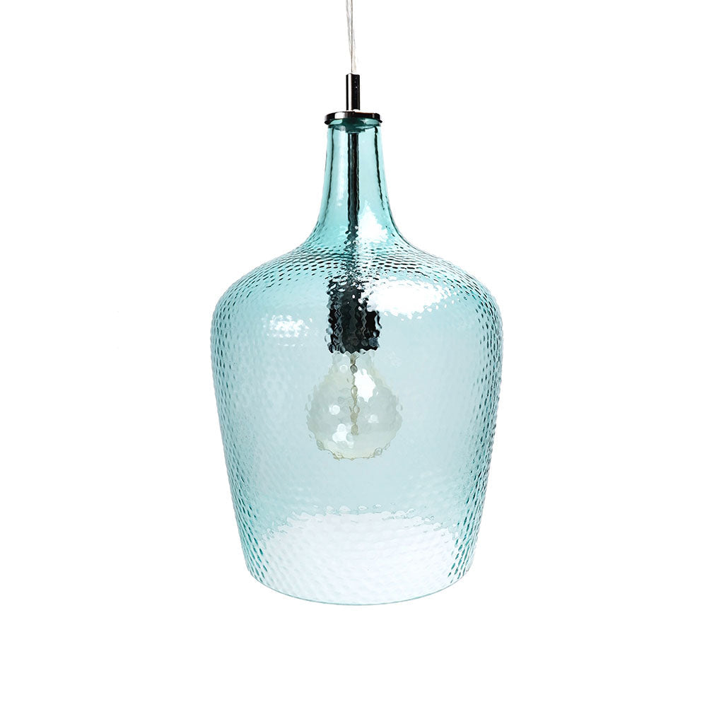 Marsha Aqua Blue Glass Pendant Light in Coffs Harbour Amore Lighting