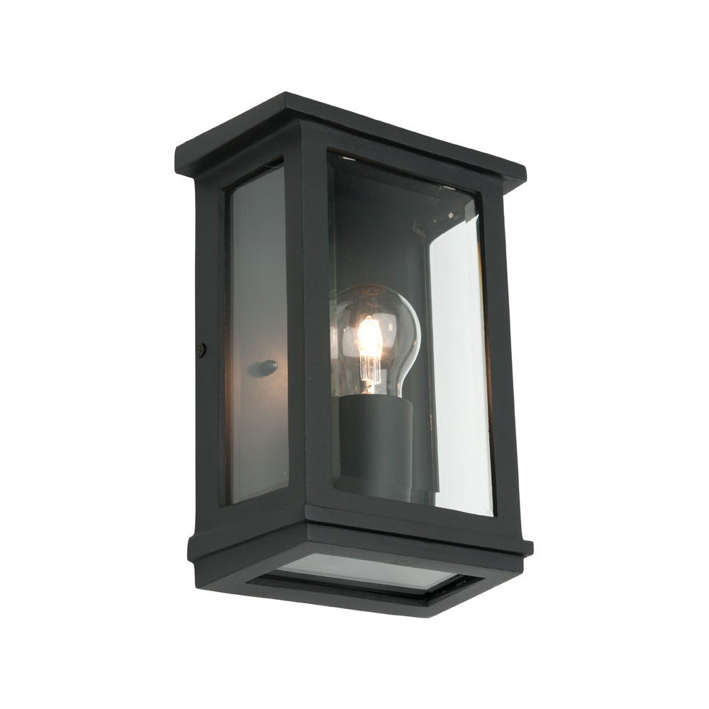 Madrid Small Exterior Wall Light Black