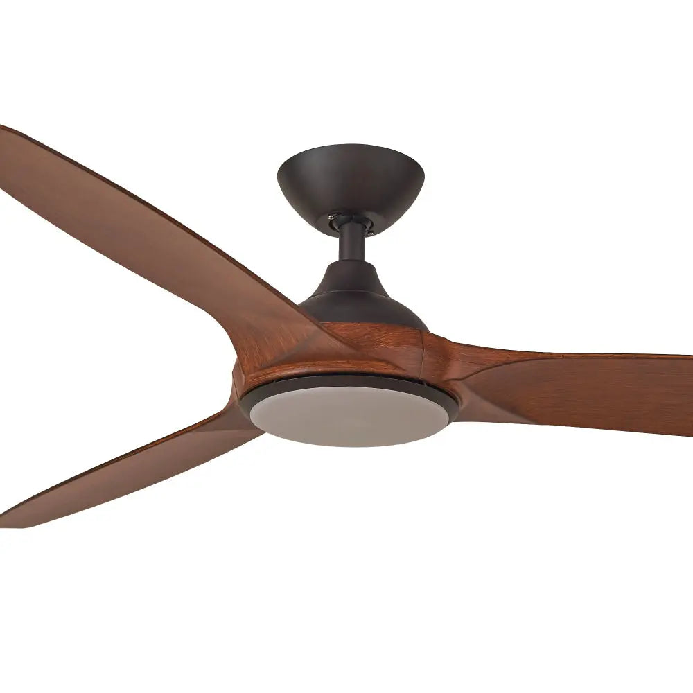 Newport 56″ DC Ceiling Fan with Light Walnut