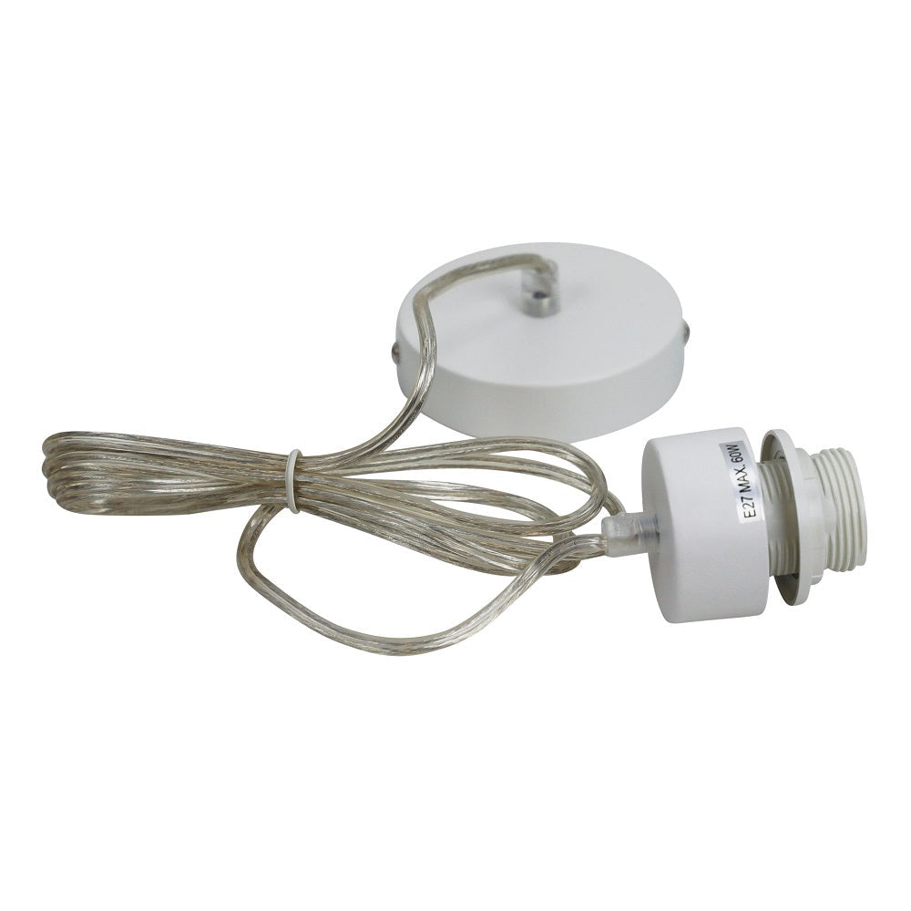 Parti Cord Suspension White /Clear Flex