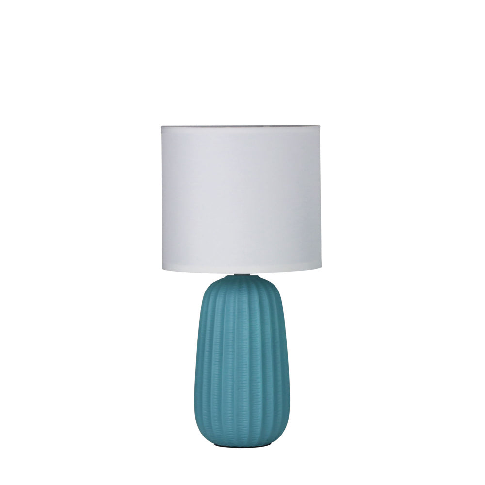 Benjy Blue Small Ceramic Lamp