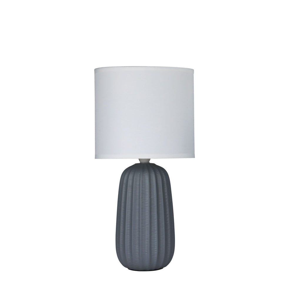 Benjy Small Grey Ceramic Lamp