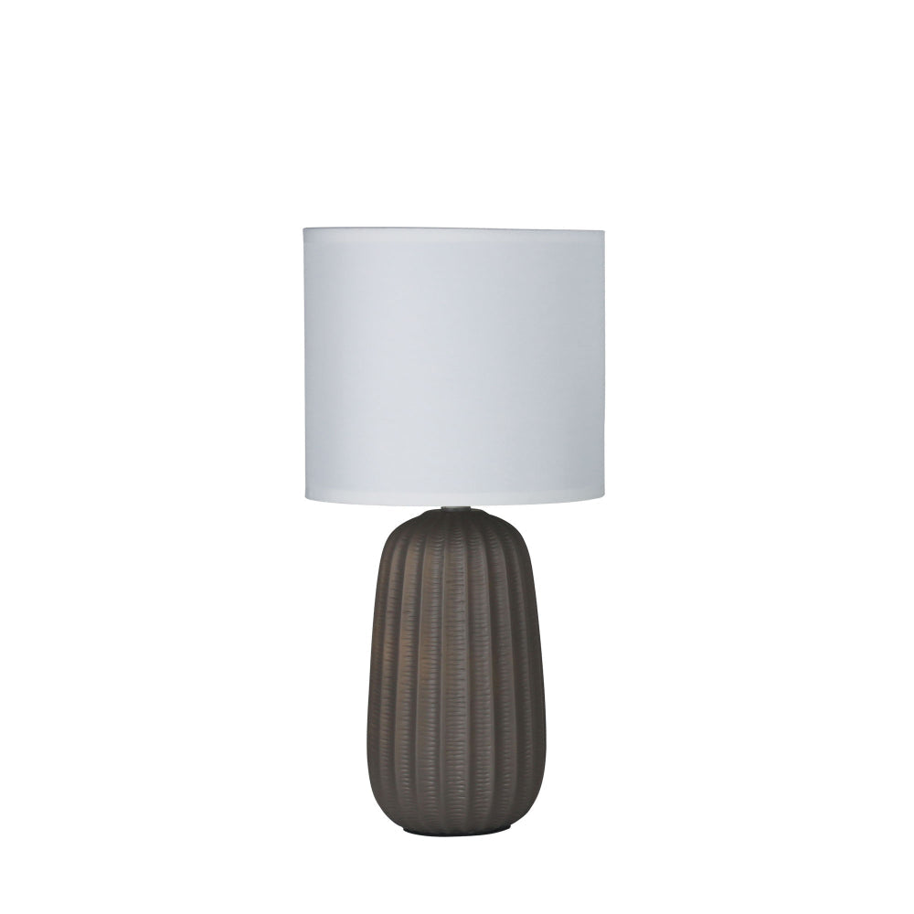 Benjy Small Taupe Ceramic Lamp