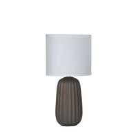 Benjy Small Taupe Ceramic Lamp