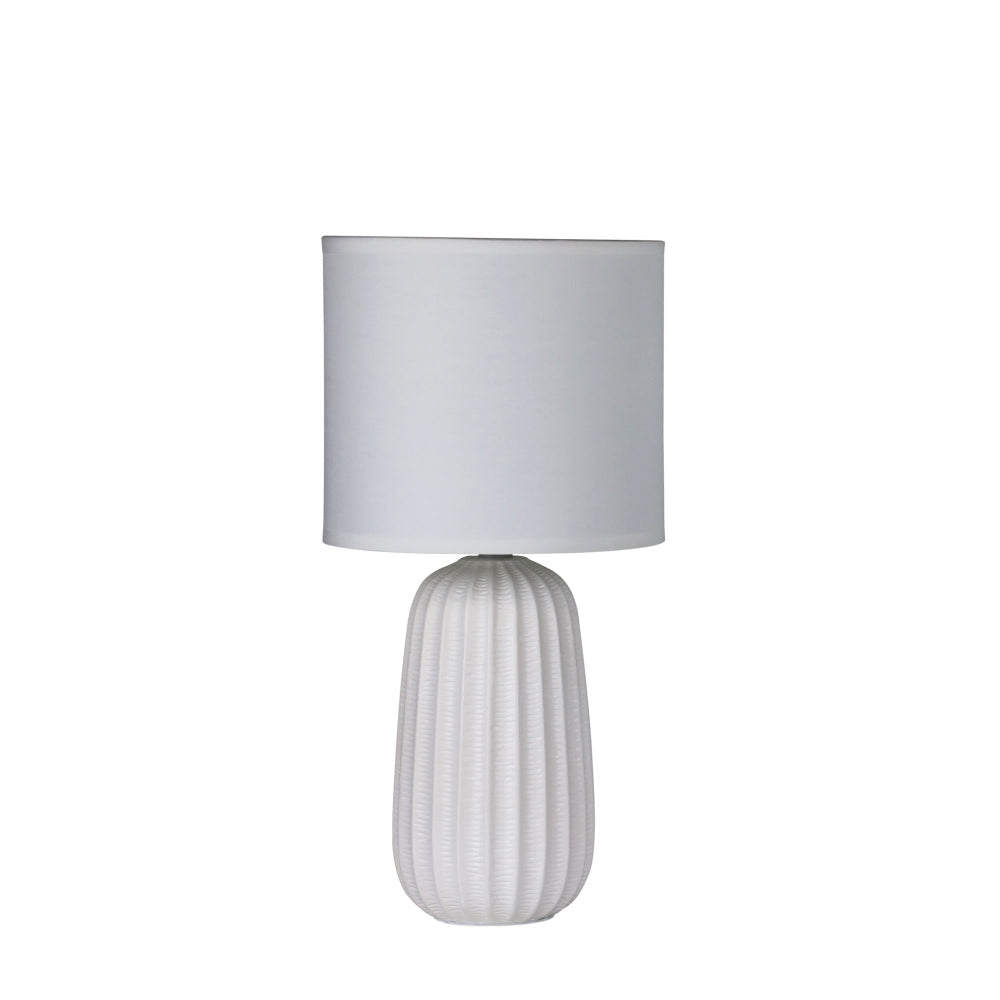 Benjy Small White Ceramic Lamp