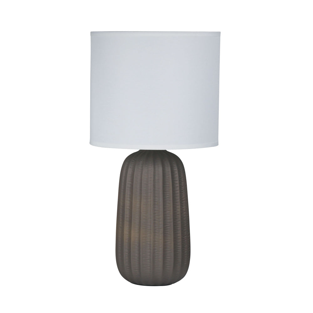 Benjy Taupe Large Ceramic Lamp