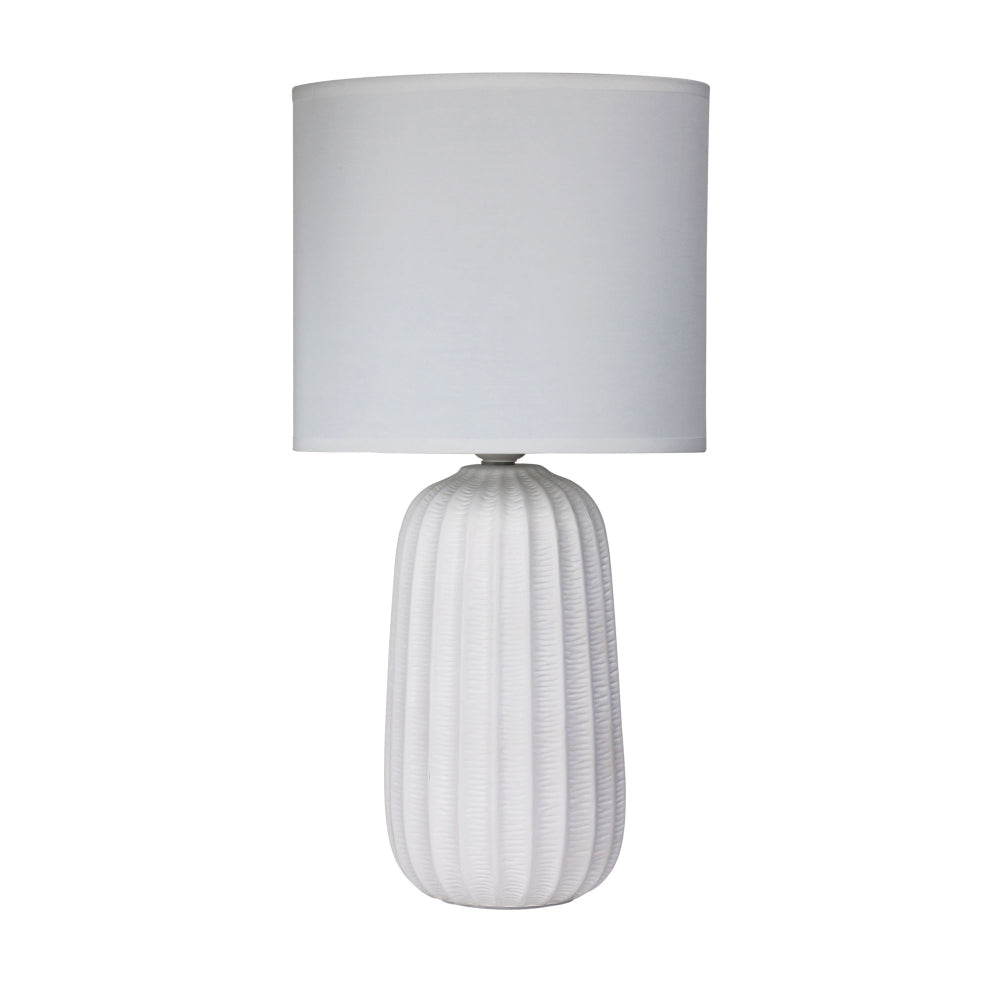 Benjy Large White Ceramic Lamp