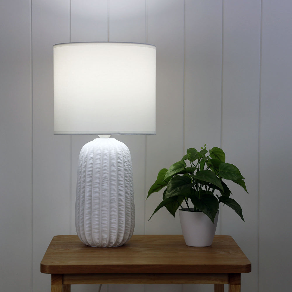 White Ceramic Lamp