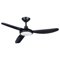 Polar DC Ceiling Fan 48" with LED Matt Black Polymer Blades