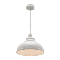 Risto Industrial Pendant White