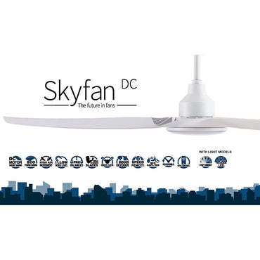 skyfan dc fan with light
