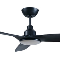 Black Ceiling Fan with Light