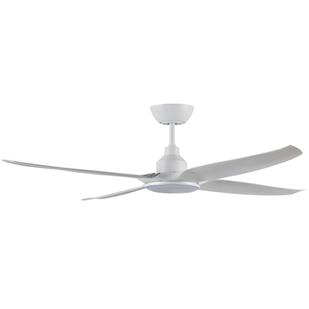 Skyfan DC 4 Blade Ceiling Fan with Light - 56" White