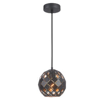 TUILE: Interior Embossed Tiled Iron Pendant Light Series