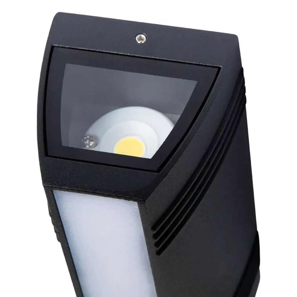Saber 16w Up Down Black 3000K Exterior Wall Light
