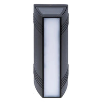 Saber 16w Up Down Black 3000K Exterior Wall Light