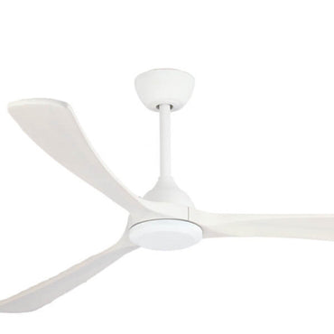 Sanctuary DC Ceiling Fan White with Natural Timber  Blades 86"