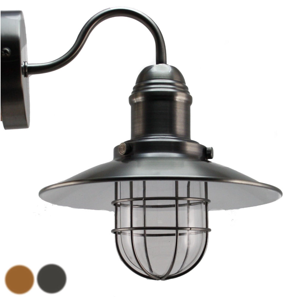 Loft Lantern Wall Bracket Black Nickel